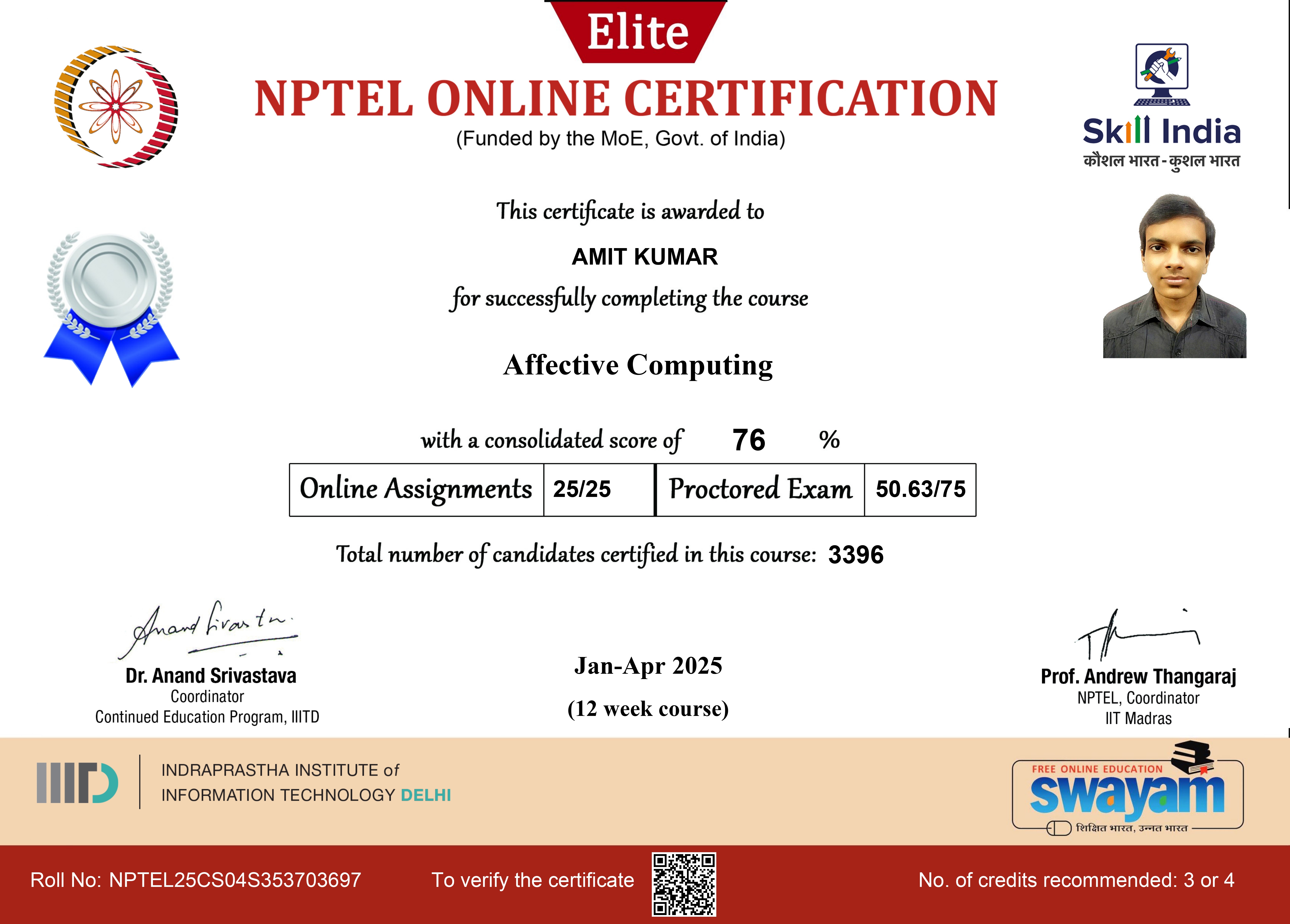 Certificate 1